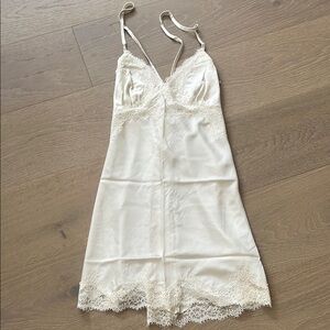 NWT Abercrombie Cream Lace Slip Dress